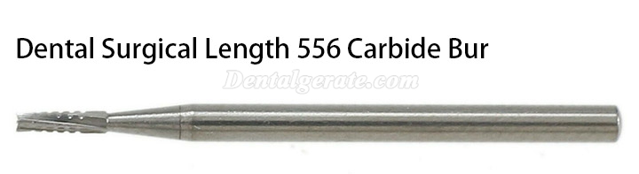 10 St&uuml;ck FG SURG 556 557 558 559 560 FG-Schaft Hartmetallbohrer Zahnmedizin Flache Fissur Zahnbohrer